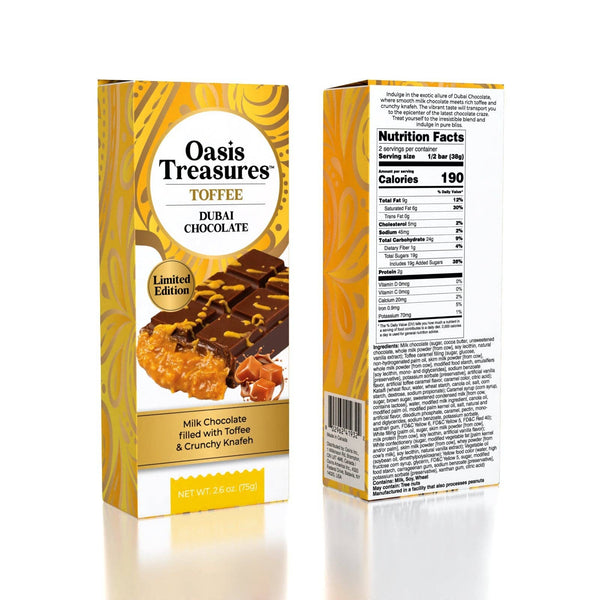 Showcase - Dubai Chocolate Bar Toffee by Oasis Treasure FLASH SALE
