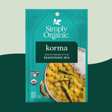 Simply Organic - Korma South Indian Style Seasoning Mix