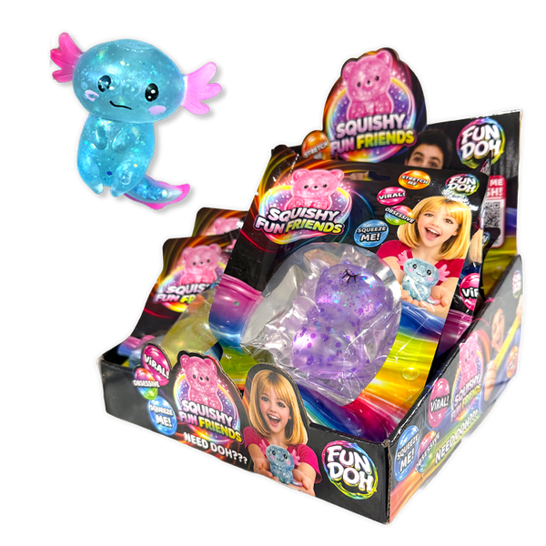 Novelty Brands - Fun Doh Squishy Gummy Fidget Toy NEW Variety - 12/Display: Wholesale Price