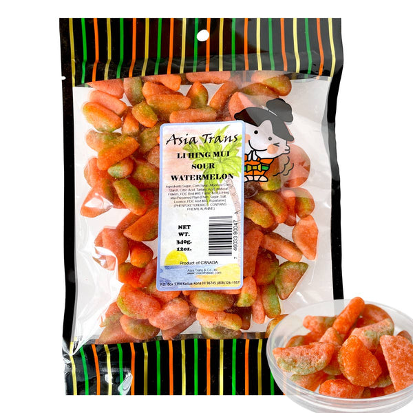 Snack Hawaii - Li Hing Mui Sour Watermelon: 3.5 oz