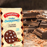 Fine Italian Food - Campiello Shortbread Cookies with Cocoa & Hazelnuts, 12 oz.