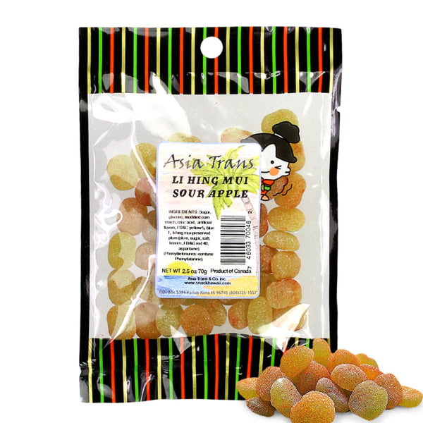 Snack Hawaii - Li Hing Mui Sour Apple: 2.5 oz