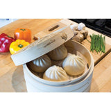 HIC - Harold Import Co. - Helen's Asian Kitchen Bamboo Steamer With Lid, 6in