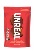 UNREAL - Dark Chocolate Peanut Butter Cups - 6 Bag Case