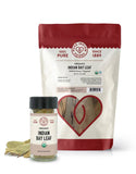 Pure Indian Foods - Indian Bay Leaf (Cassia/Tejapatta), Certified Organic: 0.25 oz Glass Bottle