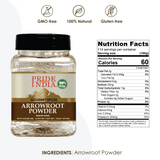 PRIDE INDIA BRANDS - Gourmet Arrowroot Ground Powder: 1.8 oz