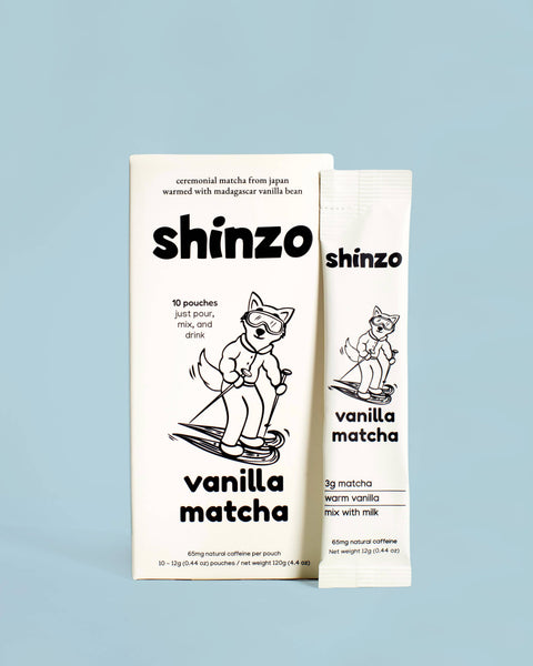 Shinzo Matcha - Vanilla Matcha: 10 Pouches