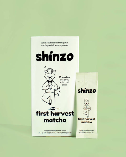 Shinzo Matcha - First Harvest Matcha: 10 pouches