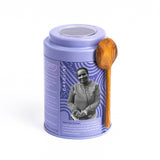JusTea - Cream Earl Grey Tin & Spoon - Organic, Fair-Trade, Black Tea