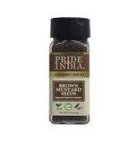 PRIDE INDIA BRANDS - Brown Mustard Seed Whole – Gourmet Indian Spice: 3.0 oz