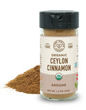 Pure Indian Foods - Cinnamon (Ceylon True), Certified Organic: 3" sticks - 1 oz Glass Bottle / Whole