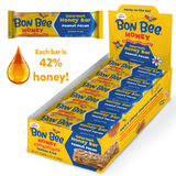 Honey Bunchie, LLC - Bon Bee Gourmet Honey Bar, Peanut Pecan (12 ct)