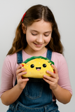 Pals & Co. - Kawaii Taco Plush Toy – Cute Food Plushie, Small Stuffed Toy