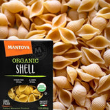 Fine Italian Food - Mantova Organic Shells Pasta, 1 lb.
