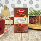 Galil Brands - Pomegranate Herbal Tea | 20' Tea Bags | 1.23 oz | Galil