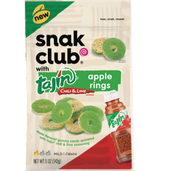 Cow Crack Wholesale - Snak Club Apple Rings with Tajin 5 oz