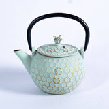 Urban Tokyo - 10oz Cast Iron Tea Pot Honeycomb Mint Green (1/12)