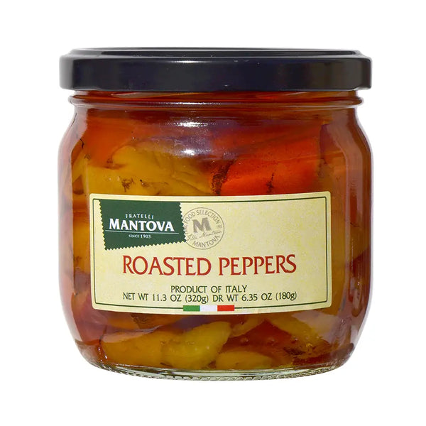 Fine Italian Food - Mantova Roasted Peppers, 11.3 oz.