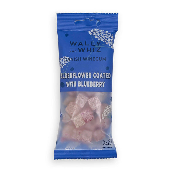 Sweetish- Swedish Candy Wholesale - Wally & Whiz: Elderflower with Blueberry 56g