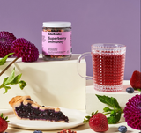 Lake & Oak Tea Co. - Superberry Immunity - Superfood Tea Blend: Pyramid Tea Bags - Retail Canister