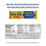 Honey Bunchie, LLC - Bon Bee Gourmet Honey Bar, Peanut Pecan (12 ct)