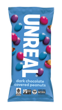 UNREAL - Dark Chocolate Peanut Gems Snack Bags - 12 Count