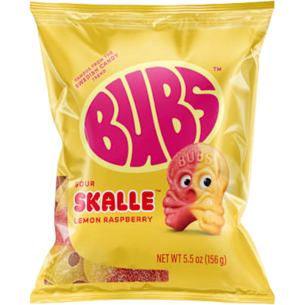 Cow Crack Wholesale - Bubs Sour Skalle Lemon Rasbperry Swedish Candy