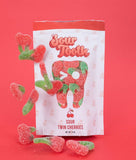 Sour Tooth - Sour Twin Cherries Fruit Gummies — 4oz, Spanish Import