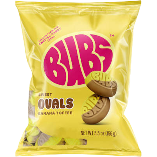 Cow Crack Wholesale - Bubs Ovals Banana Toffee Swedish Candy