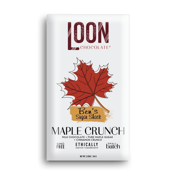 Loon Chocolate - Milk Chocolate Maple Crunch