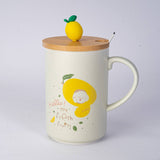 Urban Tokyo - Lemon 12oz Mug With Lid and Spoon (10/30)
