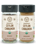 Pure Indian Foods - Cinnamon (Ceylon True), Certified Organic: 3" sticks - 1 oz Glass Bottle / Whole