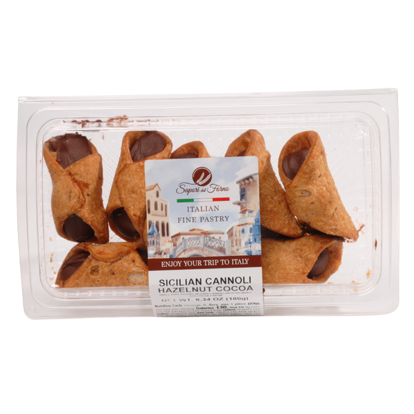 Fine Italian Food - Sapori Dal Forno Hazelnut Cocoa Cannoli