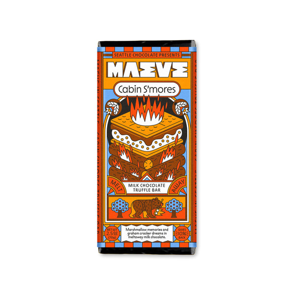 Seattle Chocolate Presents Maeve - Cabin S'mores Truffle Bar