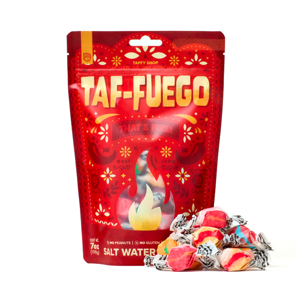 Taffy Shop - Taf-Fuego SPICY Salt Water Taffy Bag (7oz)