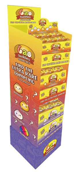 NYSLIFE - Bao Buddies Dumplings Series 3 72ct Floor Display