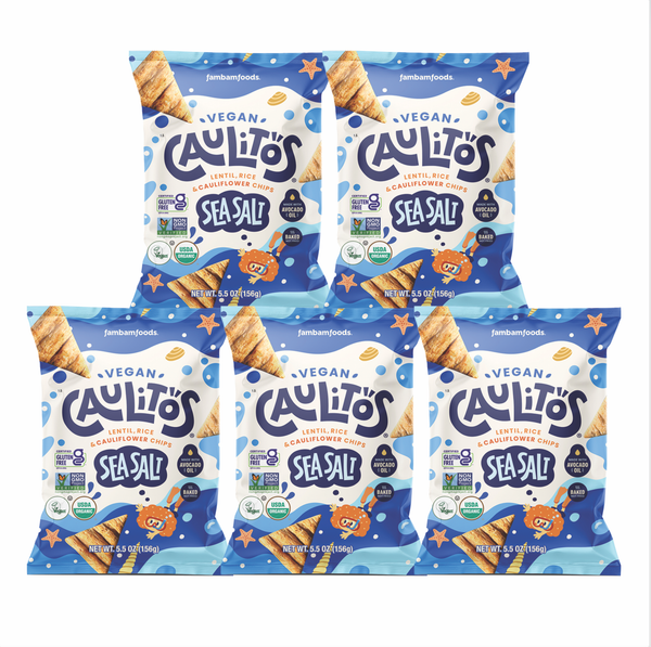 CauliPuffs - Caulitos Sea Salt: 18-pack Large 5.5oz Bags
