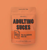Improper Co. (No duties | Ships from CAN/USA) - Adulting Sucks Black tea, 20 Servings, Flavoured Tea Blend
