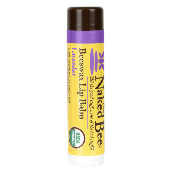 The Naked Bee - Lavender & Beeswax Absolute USDA Organic Lip Balm
