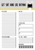 Studio Inktvis - Batbunny Plan Block Notebook