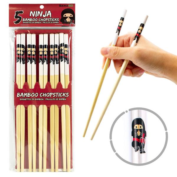 GAMAGO - Ninja Bamboo Chopsticks