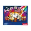 AQUARIUS, GAMAGO, ICUP, & ROCK SAWS by NMR Brands - Peanuts Snoopy In Space 500 Piece Jigsaw Puzzle