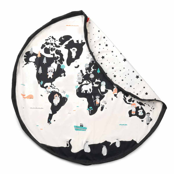 Play & Go - Worldmap/stars toy storage bag