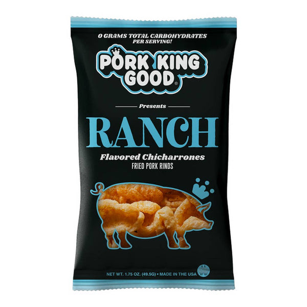 Pork King Good - Pork King Good Ranch Pork Rinds  1.75oz Bag