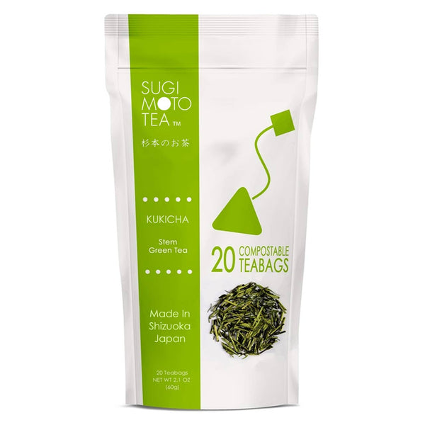 Sugimoto Tea Company - Kukicha (Japanese Green Twig Tea) Tea Bags