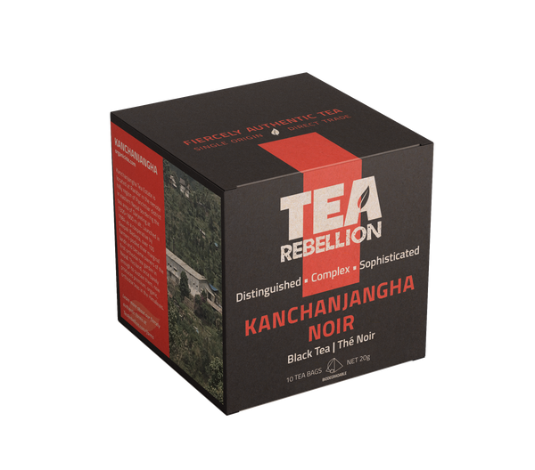 Tea Rebellion - Kanchanjangha Noir - Black Tea | Nepal | Biodegradable Bags