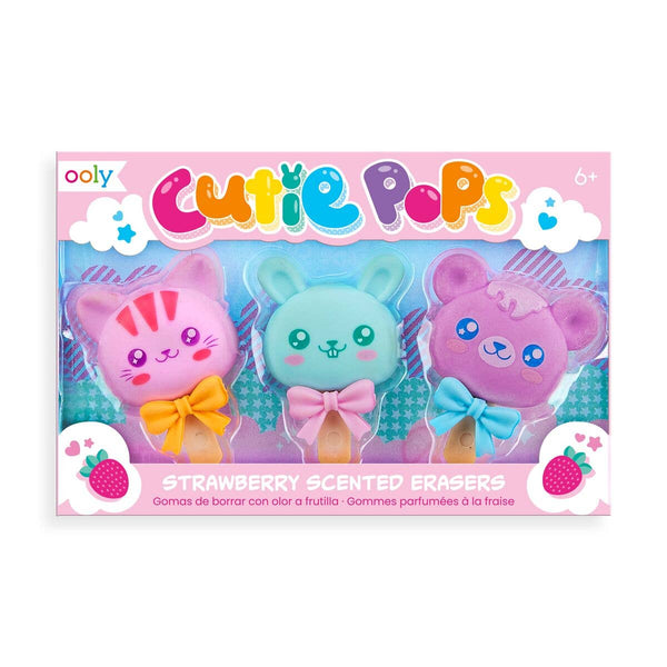 OOLY - Cutie Pops Scented Erasers - Set of 3