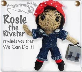 Kamibashi - Rosie the Riveter Keychain