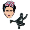 Unemployed Philosophers Guild - Frida & Monkey Pins