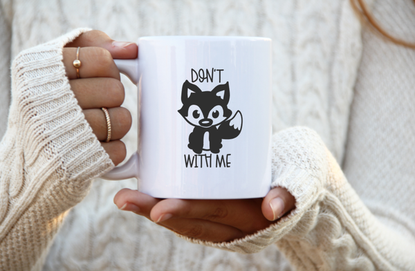 M.B. Paper Design - Don't Fox with Me Funny Coffee Cup - Coffee Mug
